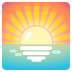 Sonnenaufgang über dem Meer