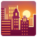 Sonnenuntergang in der Stadt