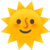 Sonne mit Gesicht