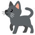 schwarze Katze