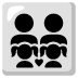 Familie: Mann, Mann, Mädchen und Mädchen