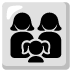 Familie: Frau, Frau und Mädchen