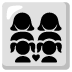 Familie: Frau, Frau, Mädchen und Mädchen
