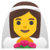 Frau mit Schleier