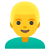 Mann: blond