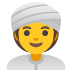 Frau mit Turban
