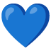 blaues Herz