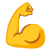 angespannter Bizeps