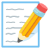 Papier und Bleistift