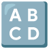 Eingabesymbol lateinische Großbuchstaben