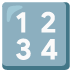 Eingabesymbol Zahlen