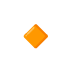 kleine orangefarbene Raute