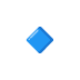 kleine blaue Raute