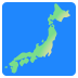 Umriss von Japan
