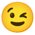 zwinkerndes Gesicht