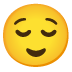 erleichtertes Gesicht