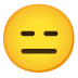 ausdrucksloses Gesicht
