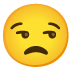 verstimmtes Gesicht