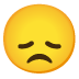 enttäuschtes Gesicht