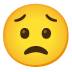 besorgtes Gesicht