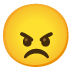 verärgertes Gesicht