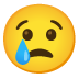 weinendes Gesicht