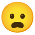 entsetztes Gesicht