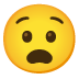 qualvolles Gesicht
