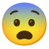 ängstliches Gesicht