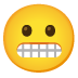 Grimassen schneidendes Gesicht