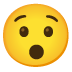 verdutztes Gesicht