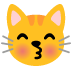 küssende Katze