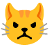 schmollende Katze