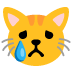 weinende Katze