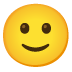 leicht lächelndes Gesicht