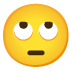Augen verdrehendes Gesicht