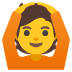Person mit Händen auf dem Kopf