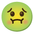 würgendes Gesicht