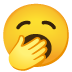 gähnendes Gesicht