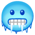 frierendes Gesicht