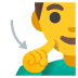 gehörloser Mann