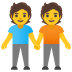 sich an den Händen haltende Personen