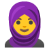 Frau mit Kopftuch