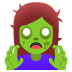 weiblicher Zombie