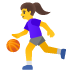 Frau mit Ball