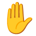 erhobene Hand