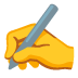 schreibende Hand