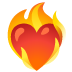 Herz in Flammen